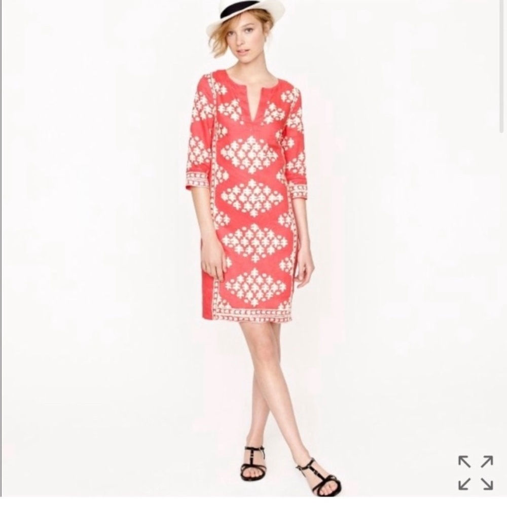 J. Crew linen Midi Dress